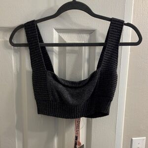 House of CB Gray Knit Sweater